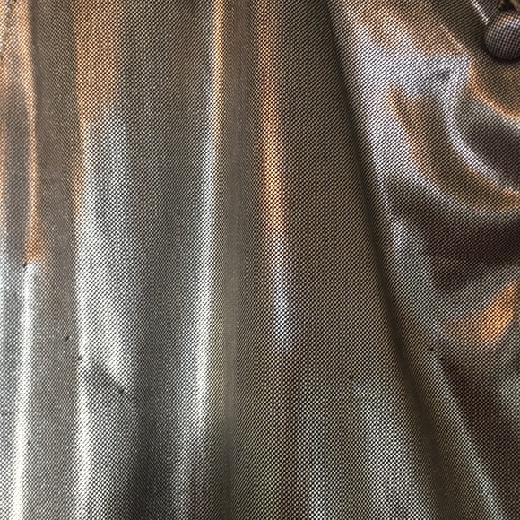 Vintage 70’s Metallic Silver Tank Women’s Sz M Top - Picture 4 of 8